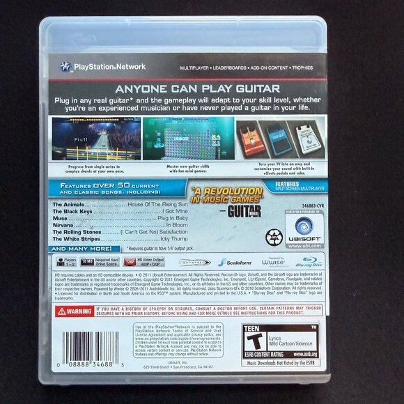 Rocksmith with Interface cable (PS3) - Picture 2 of 4